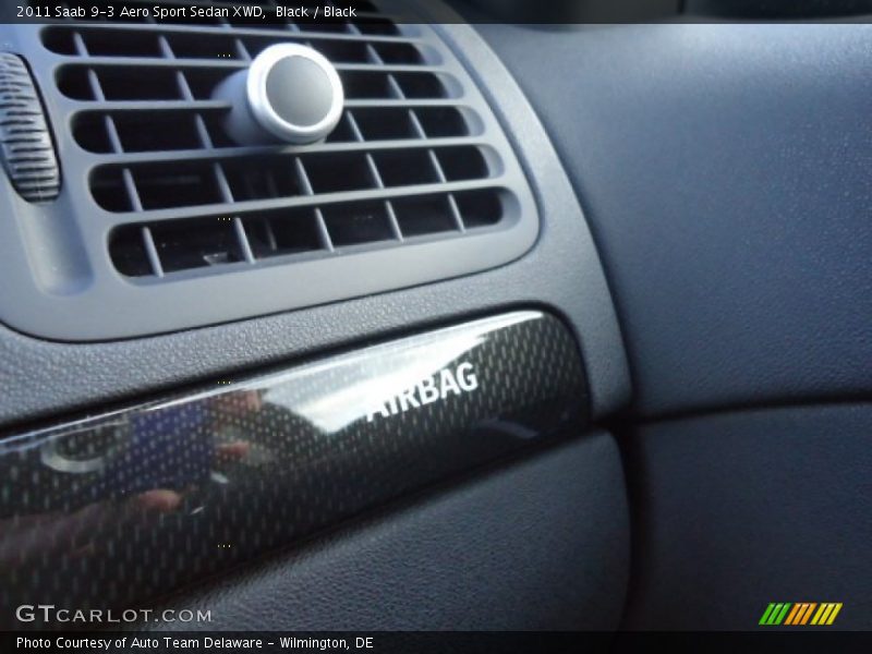 Black / Black 2011 Saab 9-3 Aero Sport Sedan XWD