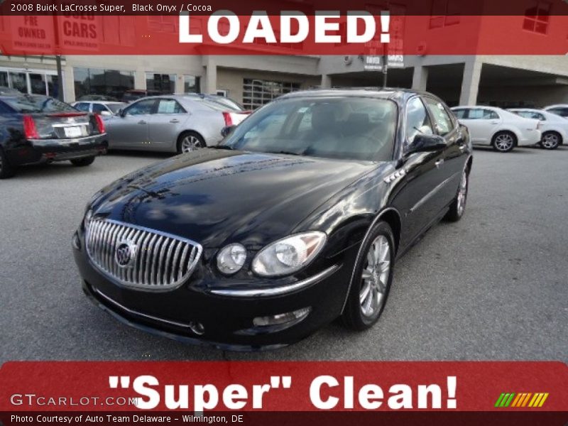 Black Onyx / Cocoa 2008 Buick LaCrosse Super