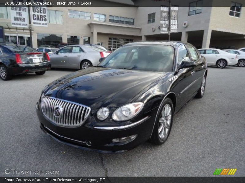 Black Onyx / Cocoa 2008 Buick LaCrosse Super