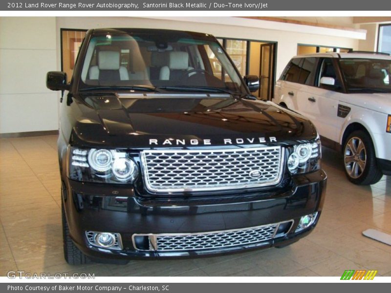 Santorini Black Metallic / Duo-Tone Ivory/Jet 2012 Land Rover Range Rover Autobiography