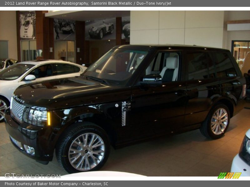 Santorini Black Metallic / Duo-Tone Ivory/Jet 2012 Land Rover Range Rover Autobiography