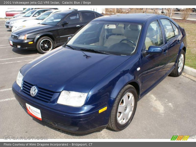 Galactic Blue / Beige 2001 Volkswagen Jetta GLS VR6 Sedan