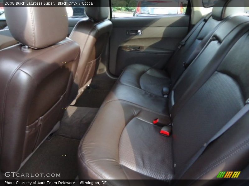 Rear Seat of 2008 LaCrosse Super