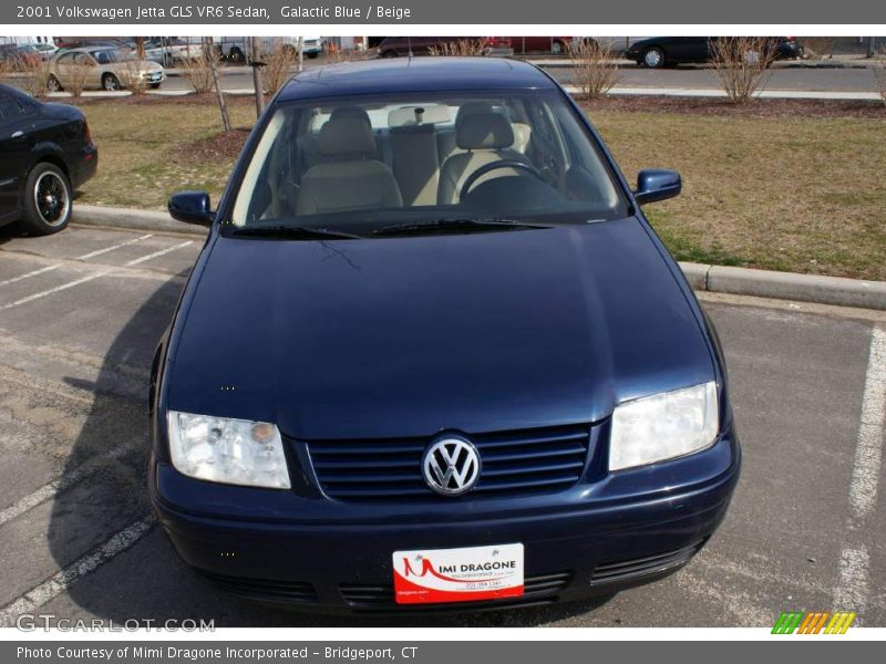 Galactic Blue / Beige 2001 Volkswagen Jetta GLS VR6 Sedan