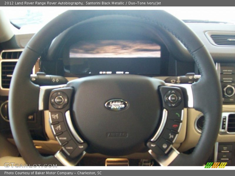 Santorini Black Metallic / Duo-Tone Ivory/Jet 2012 Land Rover Range Rover Autobiography