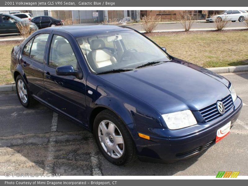 Galactic Blue / Beige 2001 Volkswagen Jetta GLS VR6 Sedan