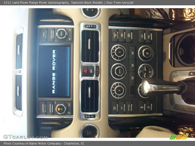 Santorini Black Metallic / Duo-Tone Ivory/Jet 2012 Land Rover Range Rover Autobiography