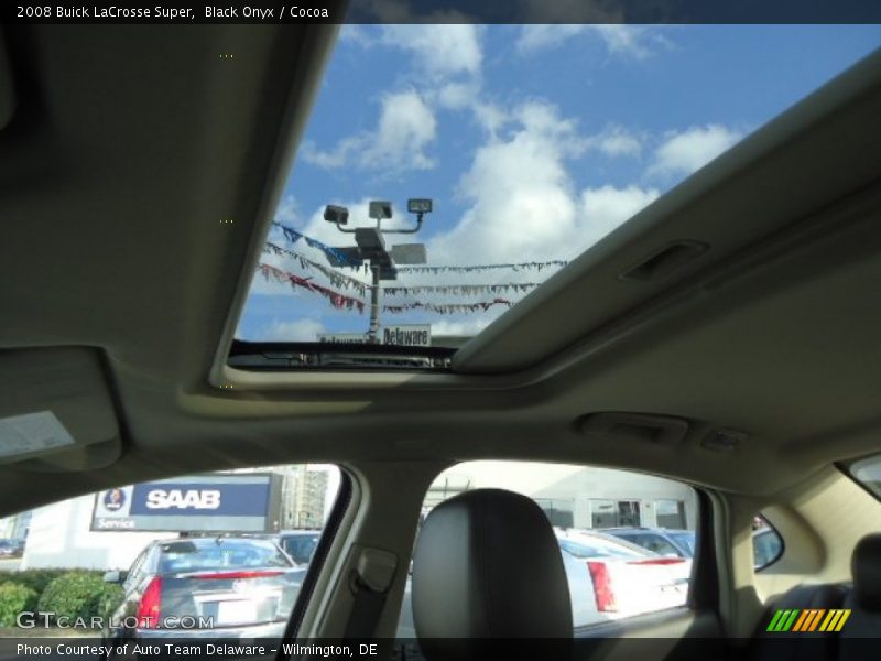 Black Onyx / Cocoa 2008 Buick LaCrosse Super