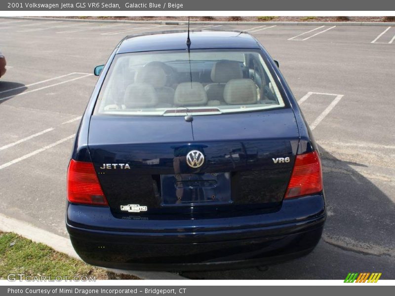 Galactic Blue / Beige 2001 Volkswagen Jetta GLS VR6 Sedan