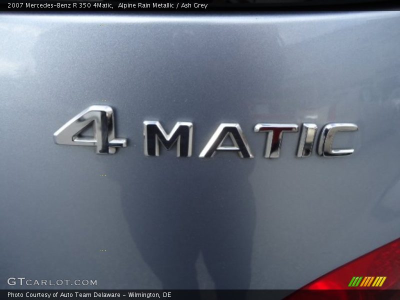 Alpine Rain Metallic / Ash Grey 2007 Mercedes-Benz R 350 4Matic