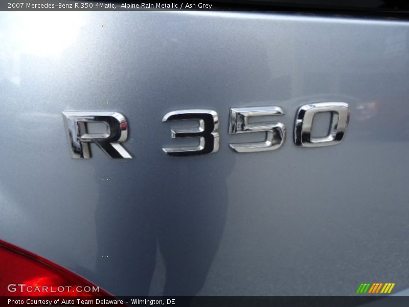 Alpine Rain Metallic / Ash Grey 2007 Mercedes-Benz R 350 4Matic