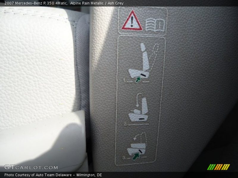 Alpine Rain Metallic / Ash Grey 2007 Mercedes-Benz R 350 4Matic