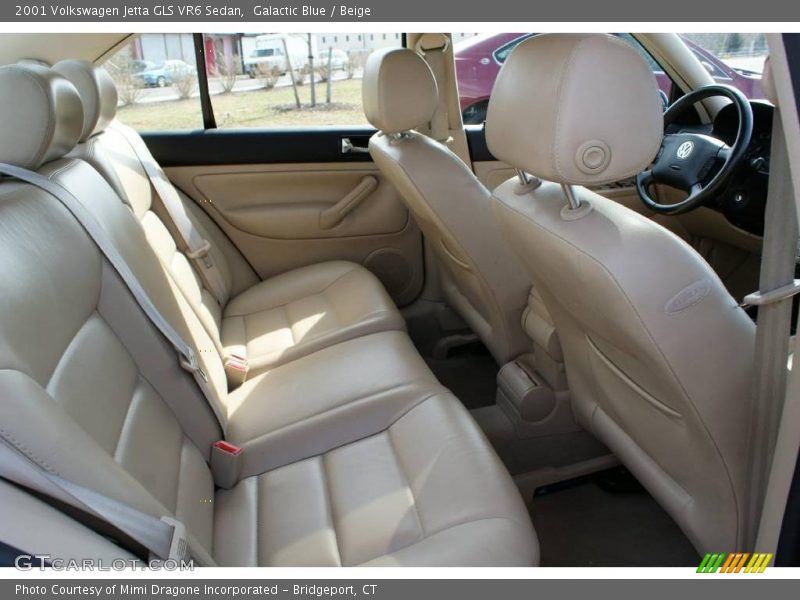 Galactic Blue / Beige 2001 Volkswagen Jetta GLS VR6 Sedan