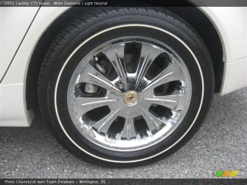 White Diamond / Light Neutral 2003 Cadillac CTS Sedan