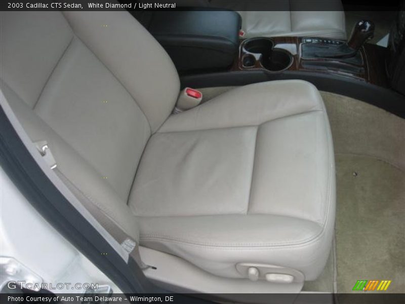 White Diamond / Light Neutral 2003 Cadillac CTS Sedan