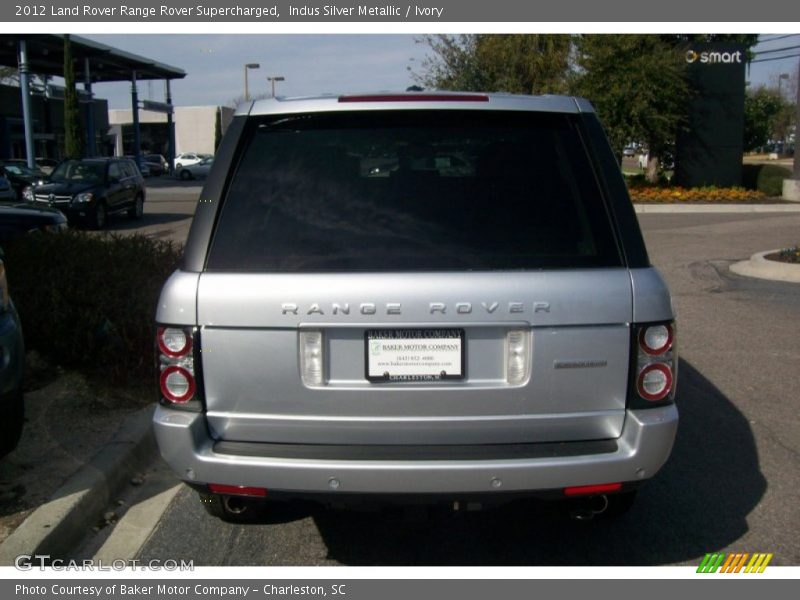 Indus Silver Metallic / Ivory 2012 Land Rover Range Rover Supercharged
