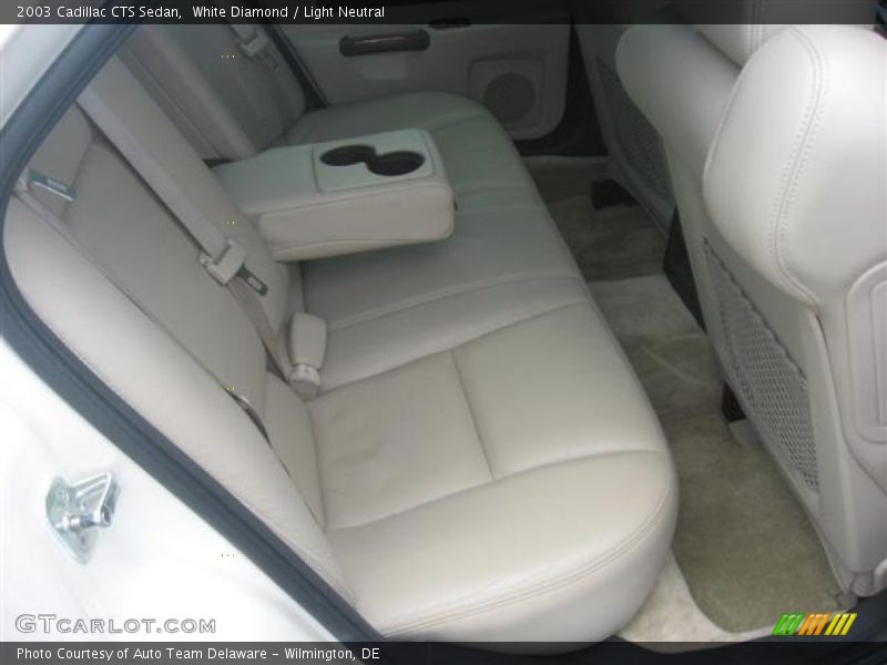 White Diamond / Light Neutral 2003 Cadillac CTS Sedan