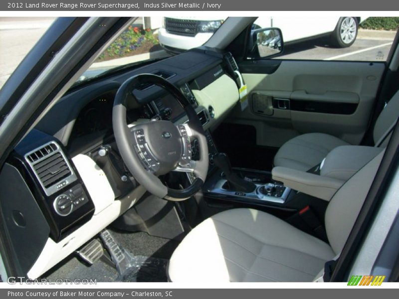 Indus Silver Metallic / Ivory 2012 Land Rover Range Rover Supercharged