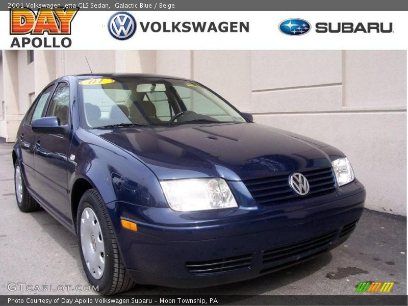 Galactic Blue / Beige 2001 Volkswagen Jetta GLS Sedan