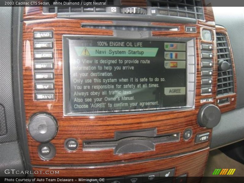 White Diamond / Light Neutral 2003 Cadillac CTS Sedan