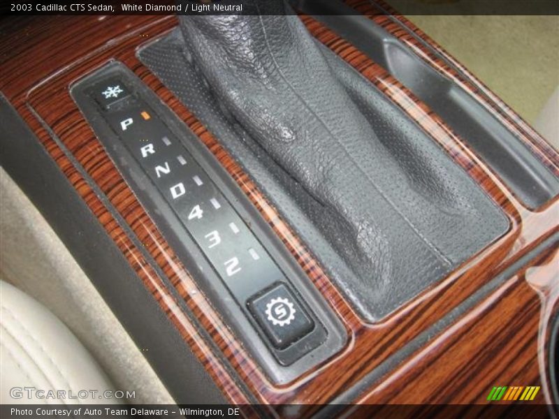 White Diamond / Light Neutral 2003 Cadillac CTS Sedan