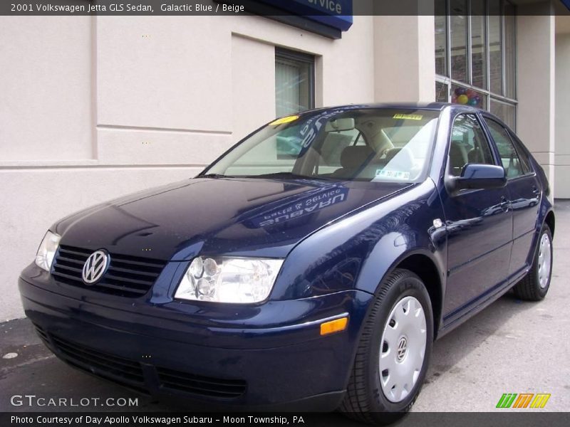 Galactic Blue / Beige 2001 Volkswagen Jetta GLS Sedan