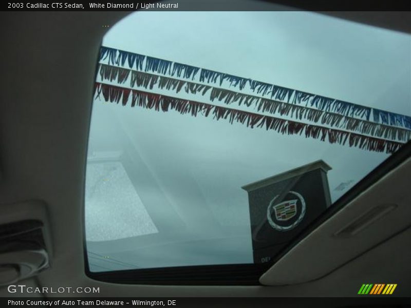 White Diamond / Light Neutral 2003 Cadillac CTS Sedan