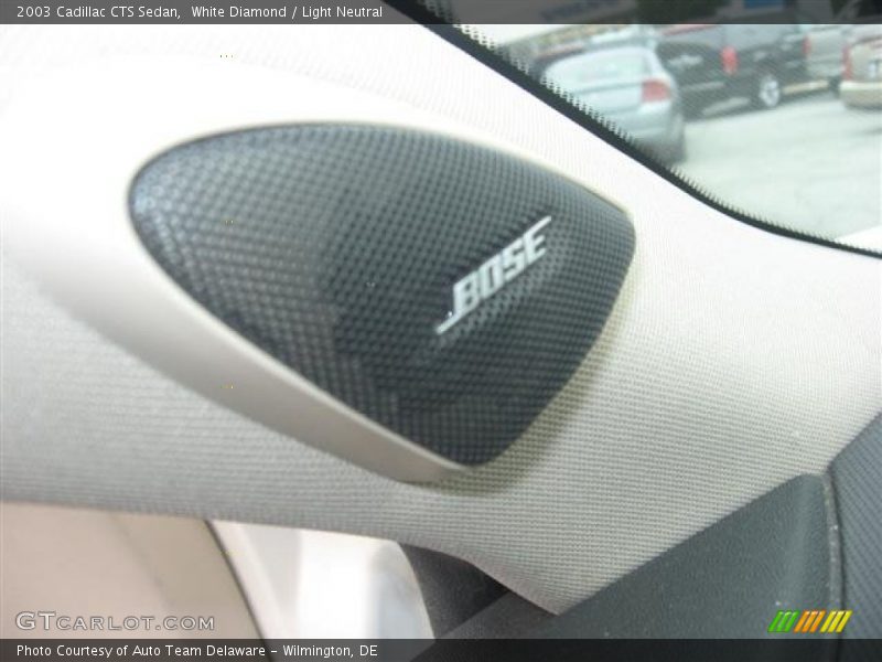 White Diamond / Light Neutral 2003 Cadillac CTS Sedan