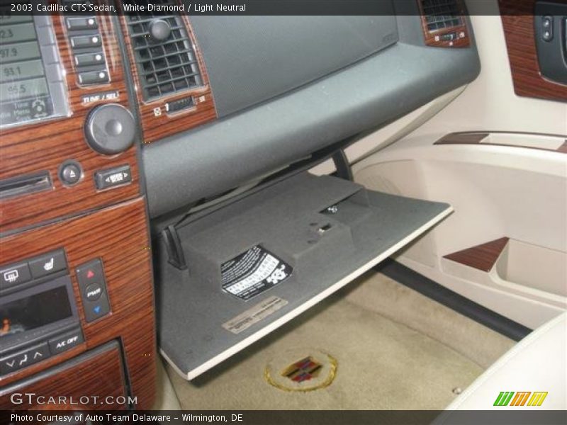White Diamond / Light Neutral 2003 Cadillac CTS Sedan