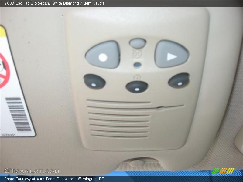 White Diamond / Light Neutral 2003 Cadillac CTS Sedan