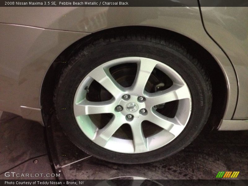 Pebble Beach Metallic / Charcoal Black 2008 Nissan Maxima 3.5 SE