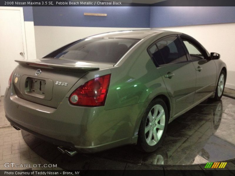 Pebble Beach Metallic / Charcoal Black 2008 Nissan Maxima 3.5 SE