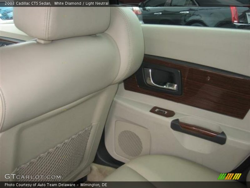White Diamond / Light Neutral 2003 Cadillac CTS Sedan