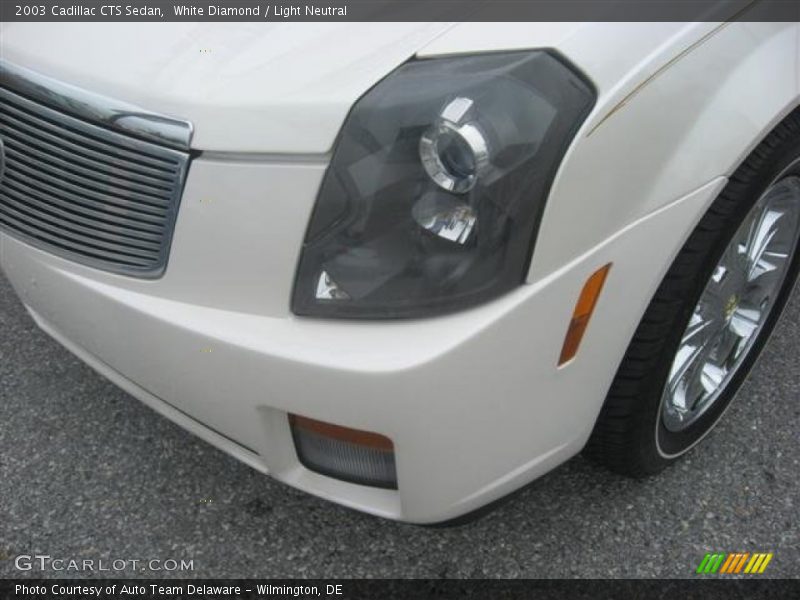 White Diamond / Light Neutral 2003 Cadillac CTS Sedan