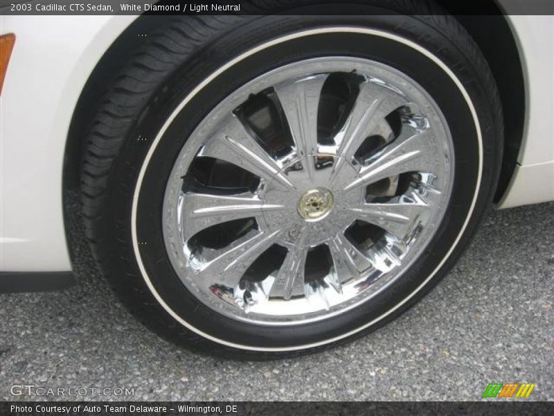 White Diamond / Light Neutral 2003 Cadillac CTS Sedan