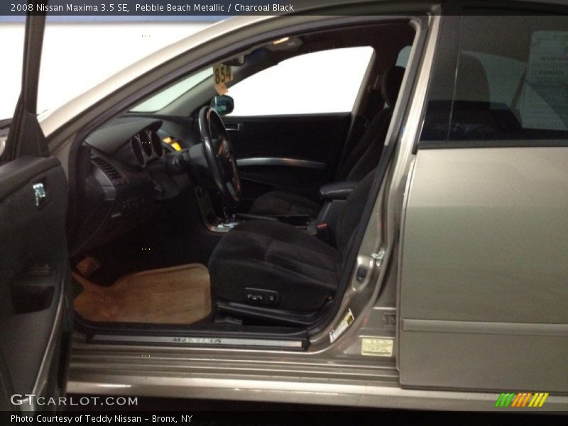 Pebble Beach Metallic / Charcoal Black 2008 Nissan Maxima 3.5 SE