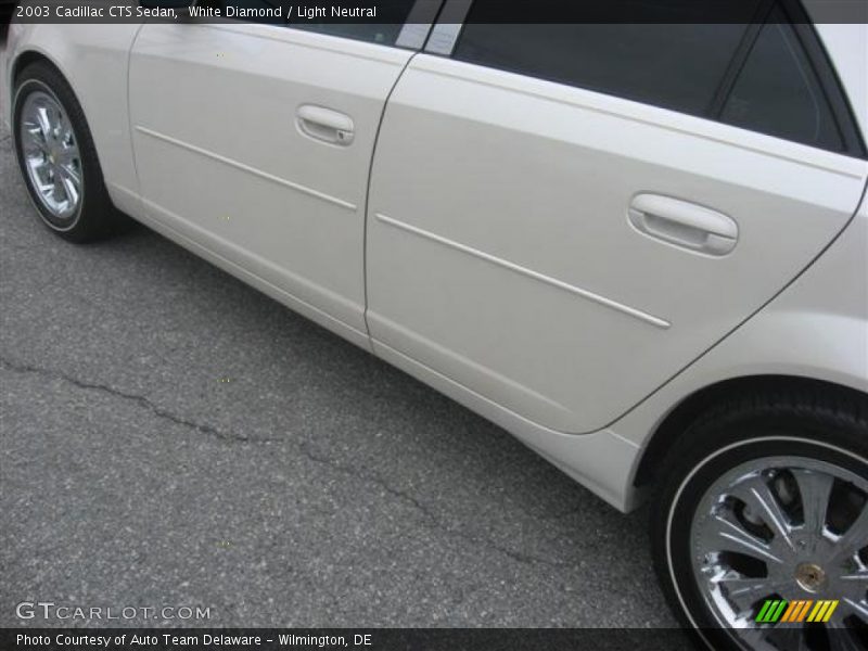 White Diamond / Light Neutral 2003 Cadillac CTS Sedan