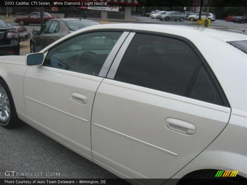 White Diamond / Light Neutral 2003 Cadillac CTS Sedan