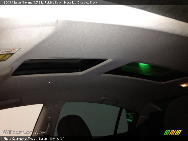 Pebble Beach Metallic / Charcoal Black 2008 Nissan Maxima 3.5 SE