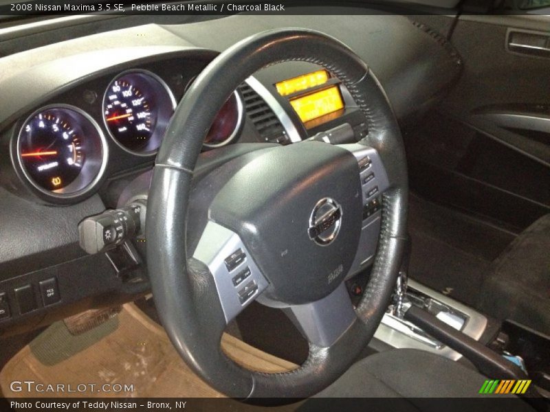 Pebble Beach Metallic / Charcoal Black 2008 Nissan Maxima 3.5 SE
