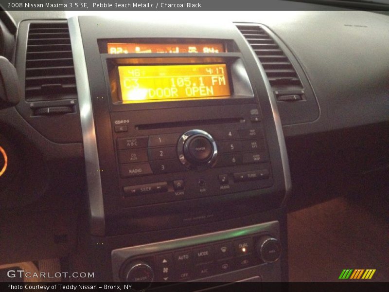 Pebble Beach Metallic / Charcoal Black 2008 Nissan Maxima 3.5 SE