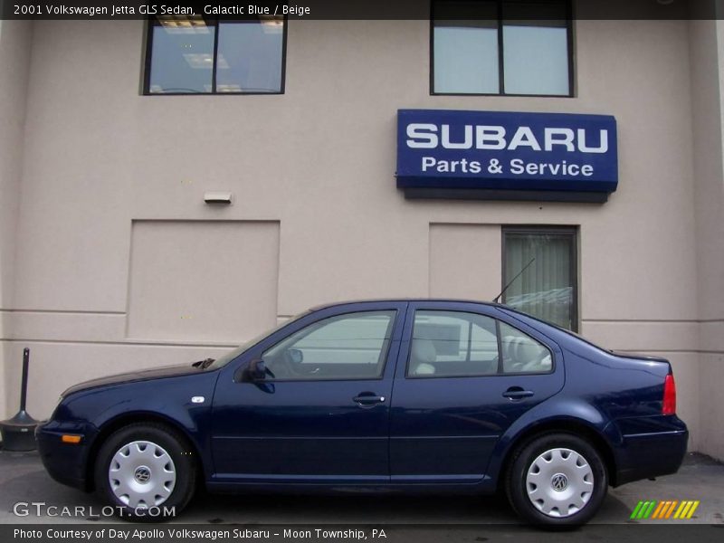 Galactic Blue / Beige 2001 Volkswagen Jetta GLS Sedan