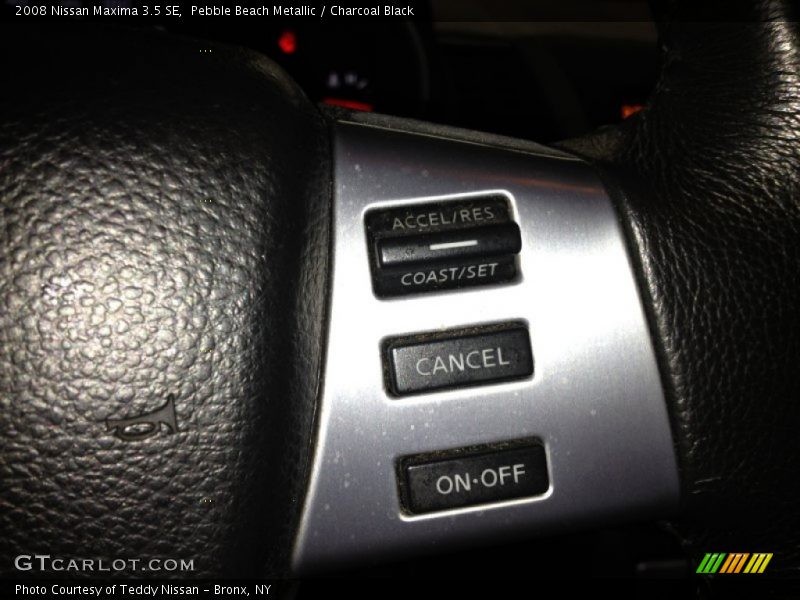 Pebble Beach Metallic / Charcoal Black 2008 Nissan Maxima 3.5 SE
