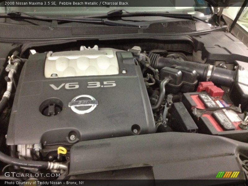 Pebble Beach Metallic / Charcoal Black 2008 Nissan Maxima 3.5 SE