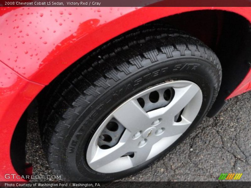 Victory Red / Gray 2008 Chevrolet Cobalt LS Sedan