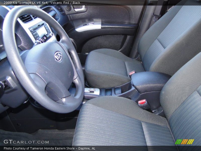 Volcanic Red / Black 2009 Kia Sportage LX V6 4x4
