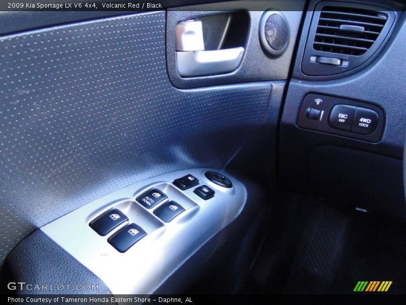 Volcanic Red / Black 2009 Kia Sportage LX V6 4x4