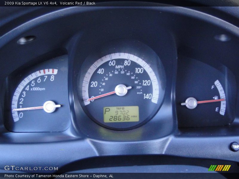  2009 Sportage LX V6 4x4 LX V6 4x4 Gauges