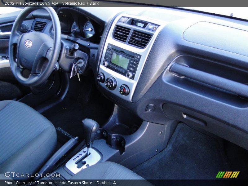 Volcanic Red / Black 2009 Kia Sportage LX V6 4x4