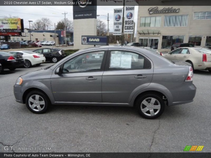 Medium Gray / Charcoal 2010 Chevrolet Aveo LT Sedan